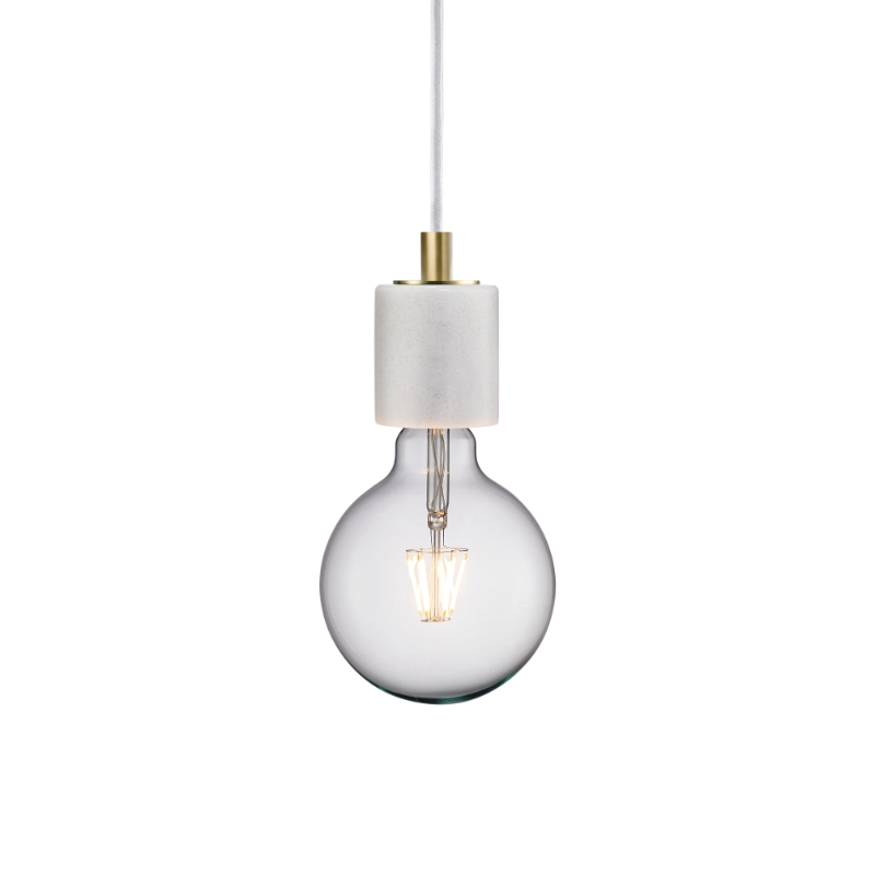 Nordlux Siv Ceiling Pendant Light - White Marble