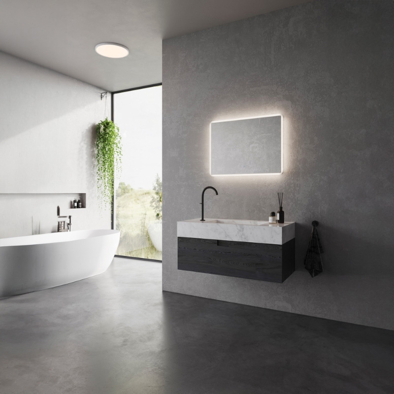 Nordlux Dovina 60x80 LED Touch Mirror Light - Clear
