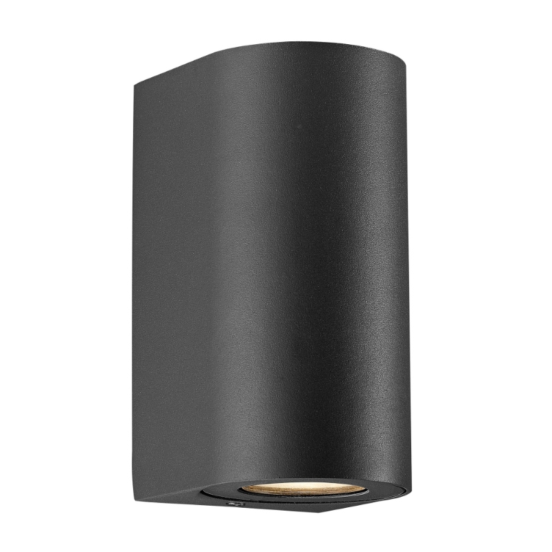 Nordlux Coastal Canto Maxi 2 Outdoor Up & Down Wall Light - Black