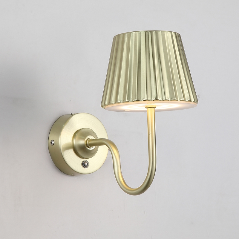 Westport Jules USB Rechargeable LED Wall Light - Brass