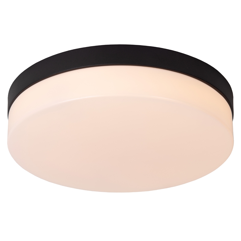 Lucide Biskit 280 LED Flush Light - Black