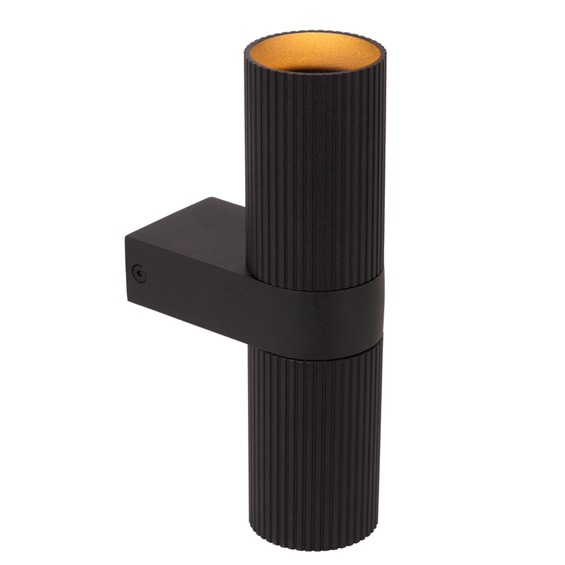 Lucide Clubs Up & Down Wall Light - Black