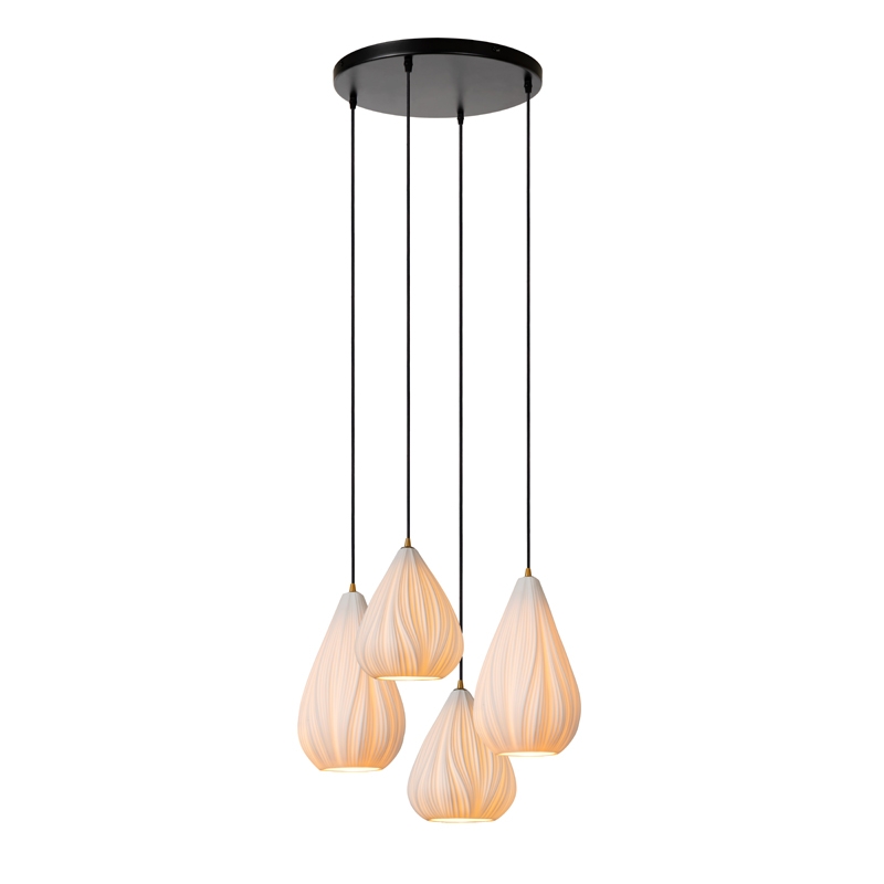 Lucide Cinzia Ceiling Pendant Light - White