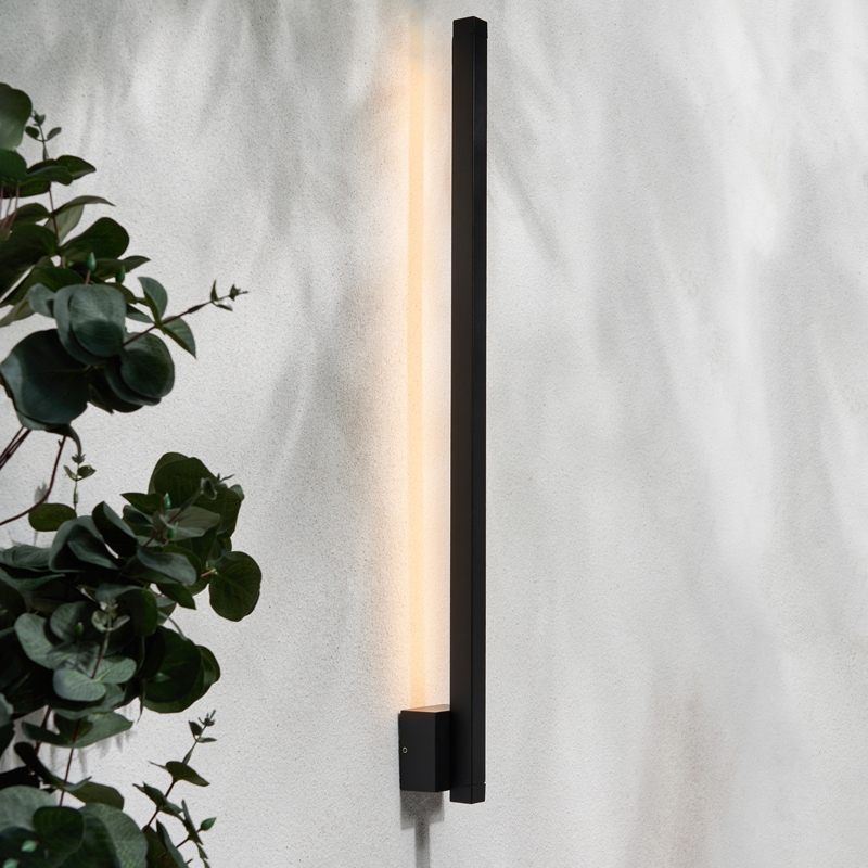 Forum Bardi LED Outdoor Wall Light - Black