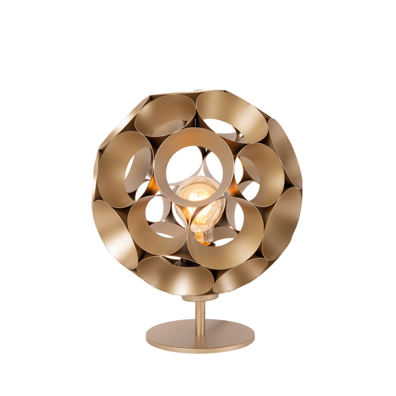 Lucide Hannelore Table Lamp - Matt Gold