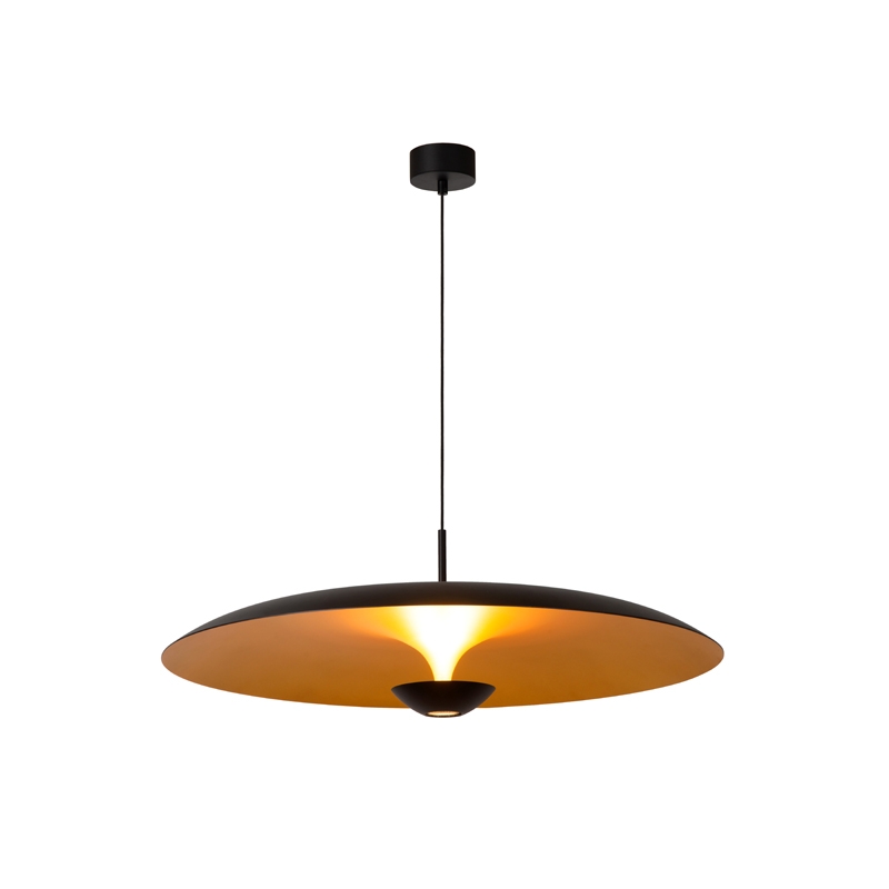 Lucide Kenneth 80 LED Ceiling Pendant Light - Black