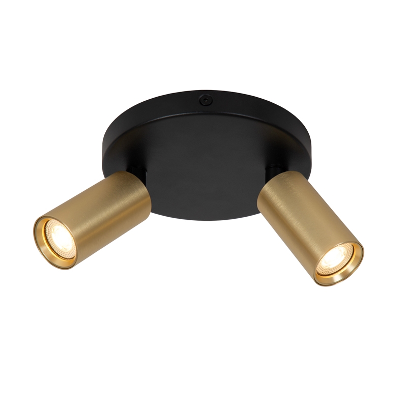 Lucide Ritmo 2 Light Spotlight Plate - Matt Gold