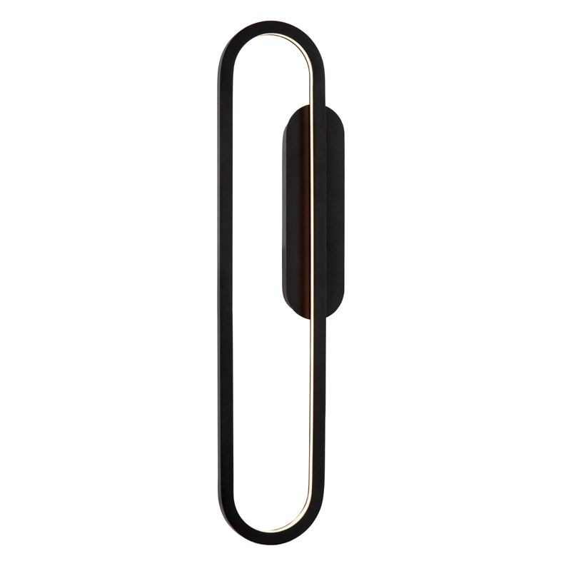 Lucide Thelma 600 LED Flush Light - Black