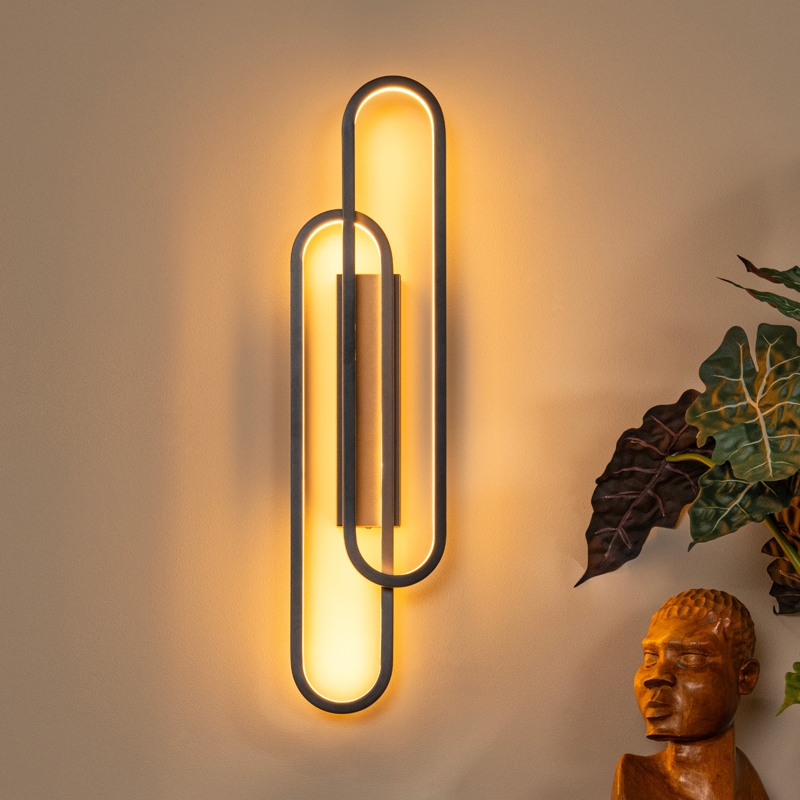 Lucide Thelma 750 LED Flush Light - Black