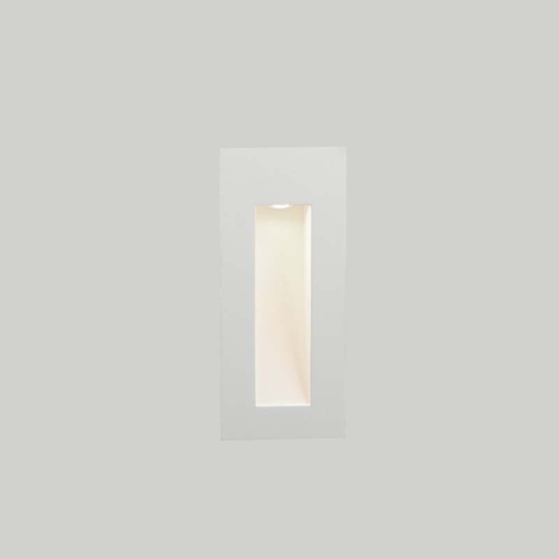 Edit Wright Plaster-In Trimless 2700K LED Recessed Wall Light - White