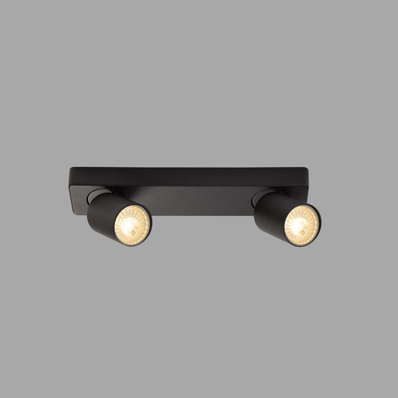 Edit Renzo 2 Light Spotlight Bar - Sand Black