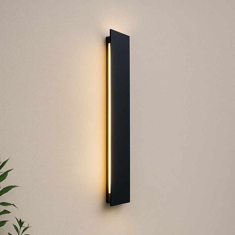 Easyfit 12V Garden Lights - Poppy LED Outdoor Flush Wall Light - Black