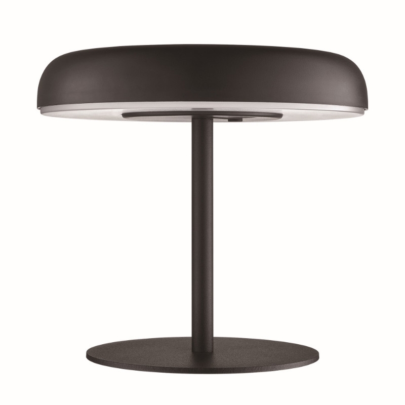 Nordlux Elmer USB Rechargeable Solar LED Outdoor Table Lamp - Black