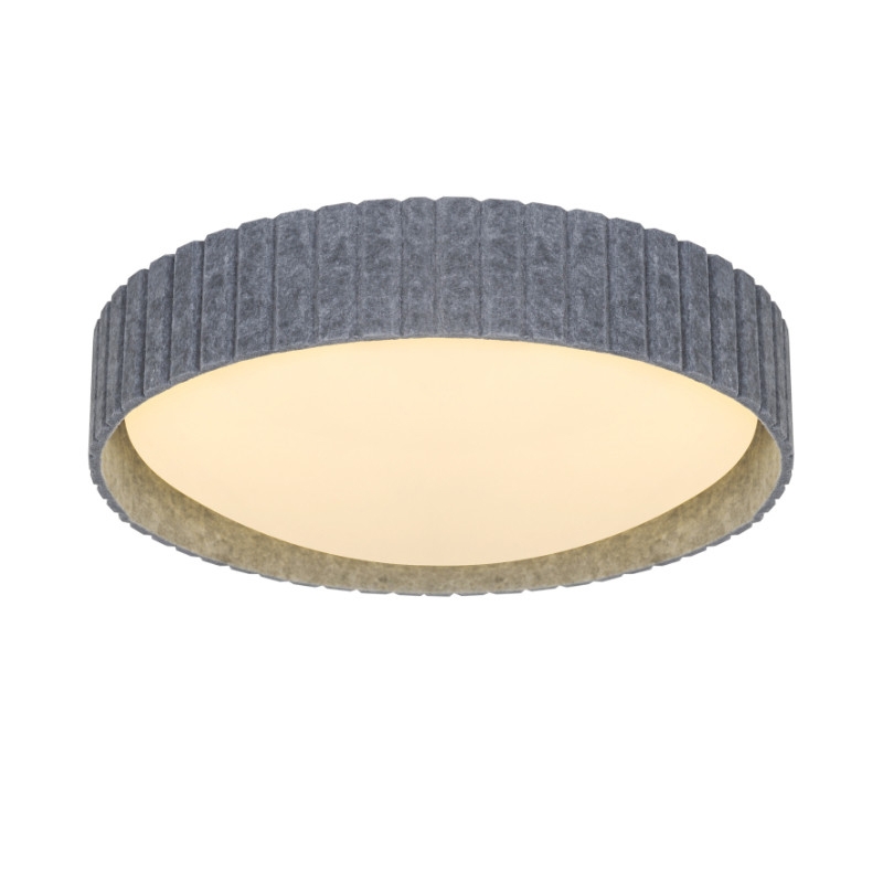 Nordlux Corato 3 Light Flush Ceiling Light - Grey
