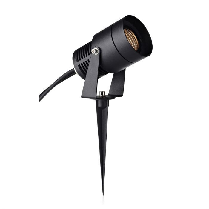 Garden 24V 6W LED Spotlight - Black