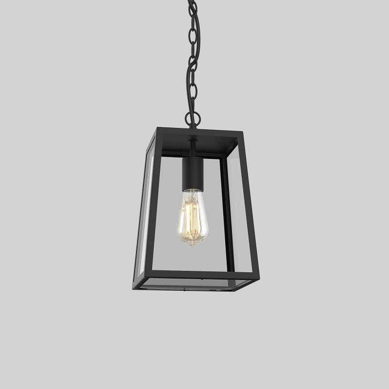 Astro Calvi 305 Pendant Porch Lantern - Black