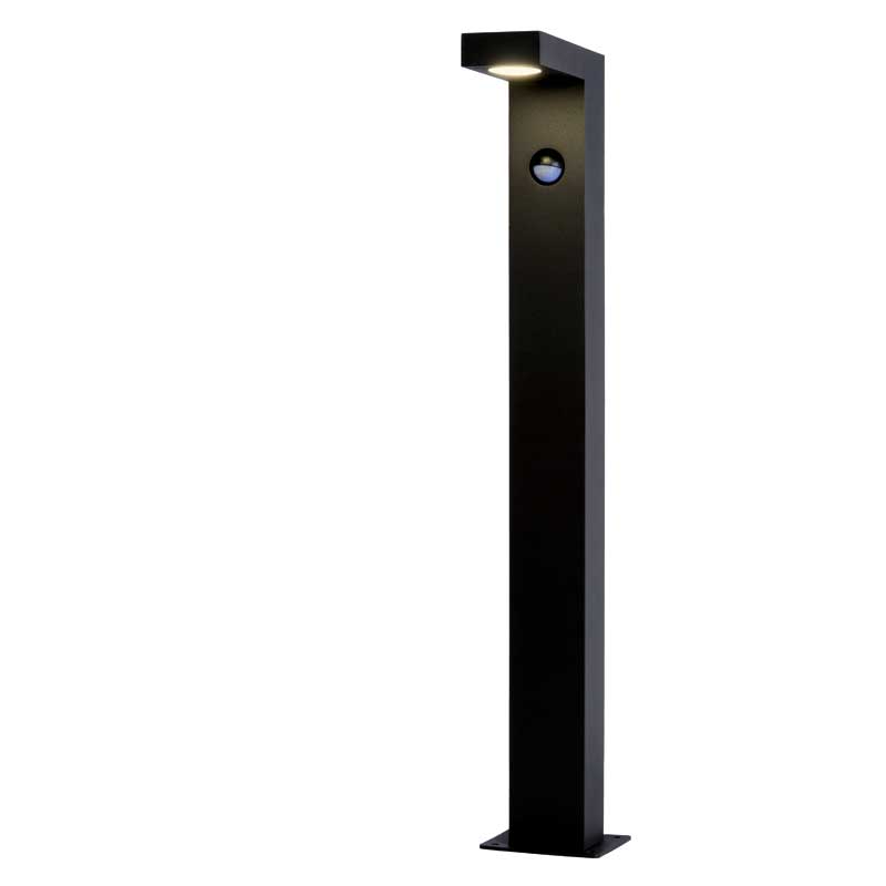 Lucide Texas 600 LED Outdoor Post Light with PIR Sensor - Anthracite