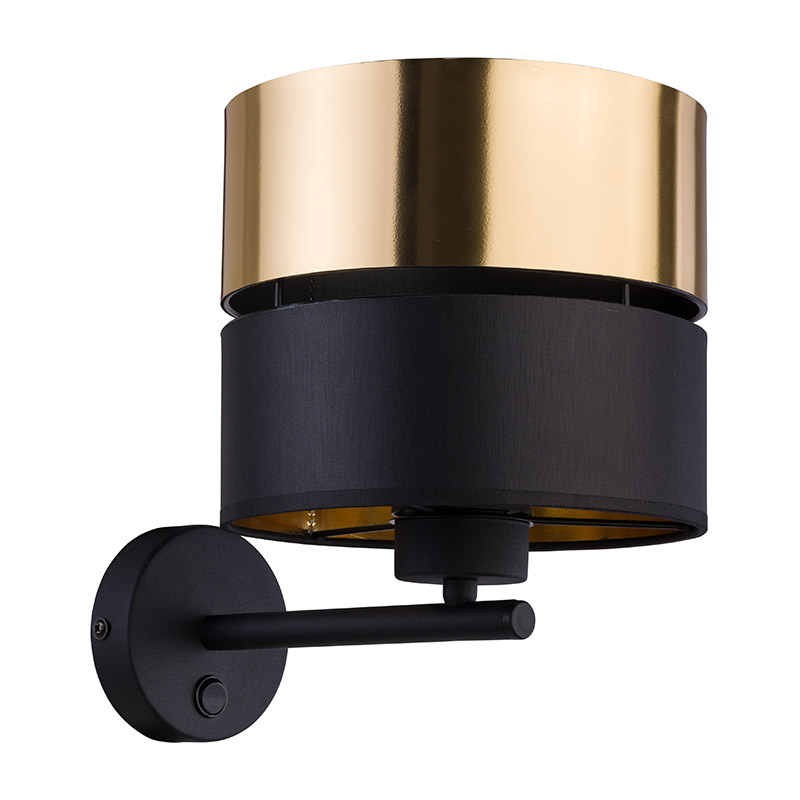 Edit Soho Wall Light - Black & Gold
