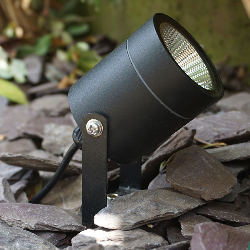 EasyFit 12V Garden Lights - Fern LED Spotlight - Black
