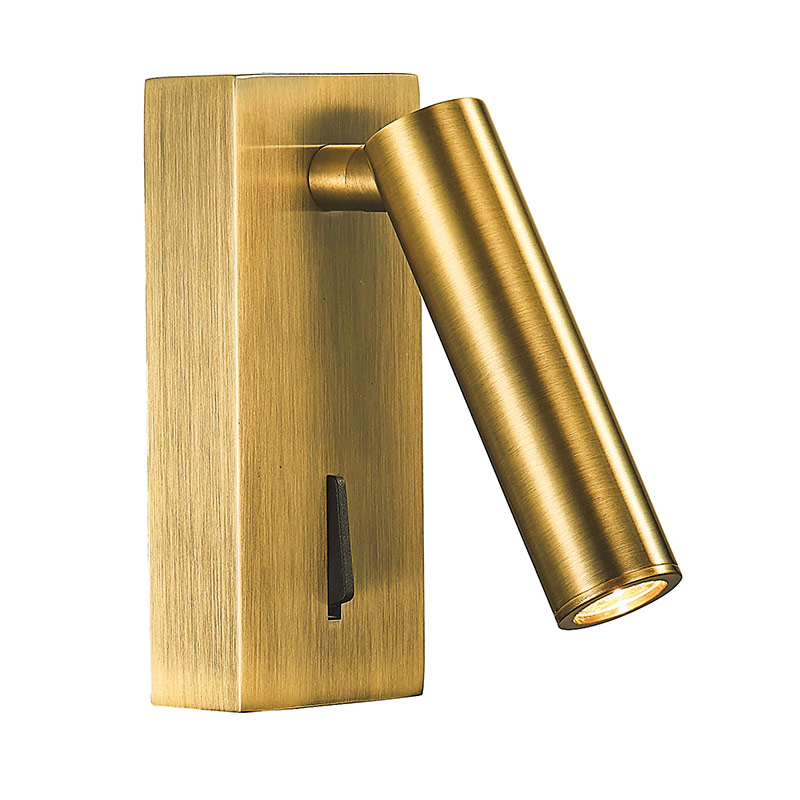 Edit Dina LED Reading Light - Brass
