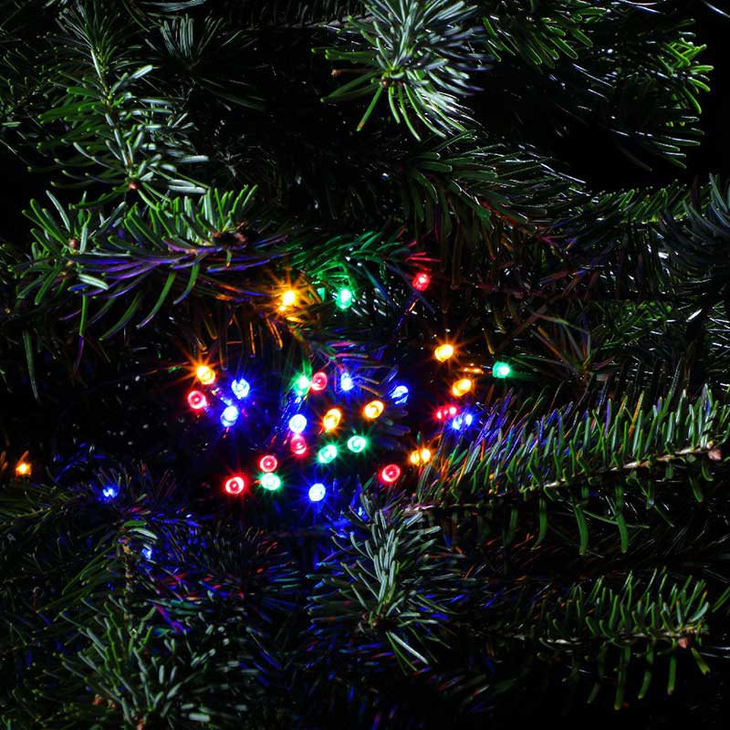 Edit 35.92M Multi Colour LED Multi-Function String Lights - Green Cable - 480 Lights