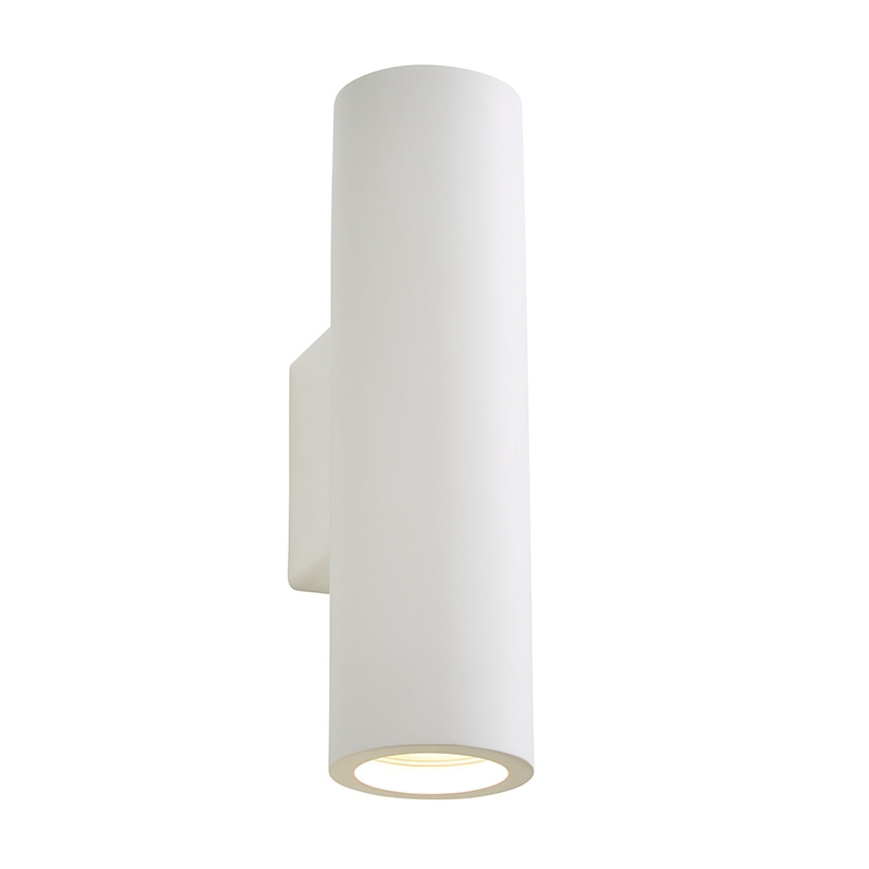 Forum Carmona Up & Down Plaster Wall Light - White