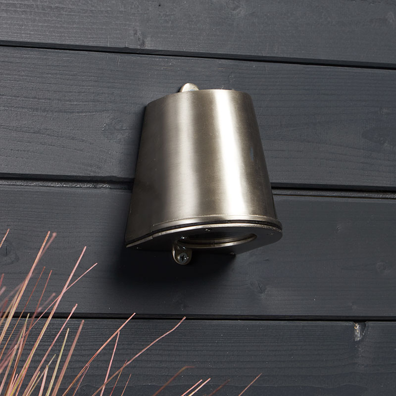 Westport Coastal Anchor Outdoor Wall Light - Matt Nickel