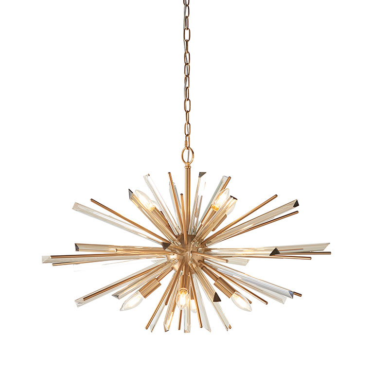 Luxia Element 800 Chandelier - Antique Brass