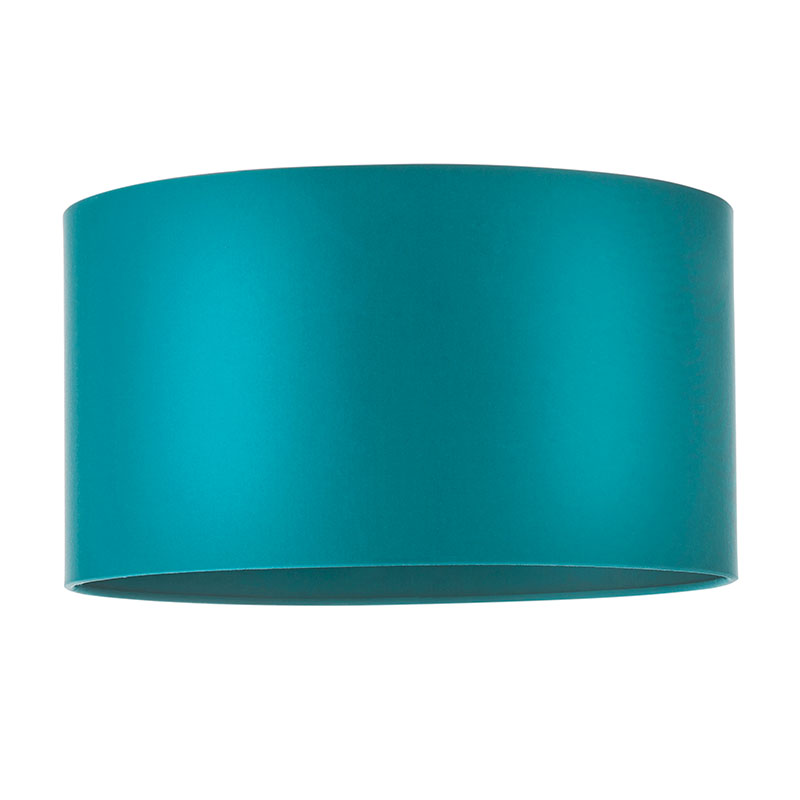 Luxia Drum Satin Lamp Shade - Teal