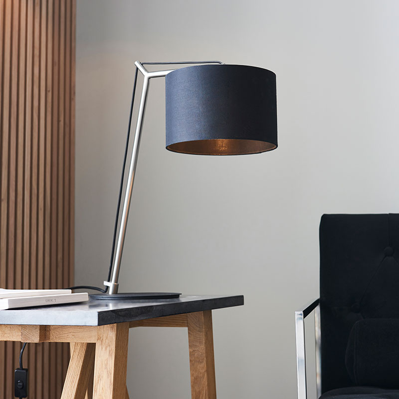 Luxia Holborn Desk Lamp - Matt Nickel