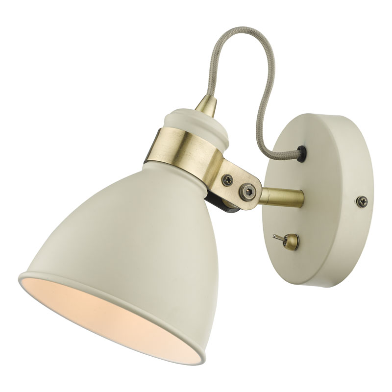 Dar Frederick Wall Light - Cream