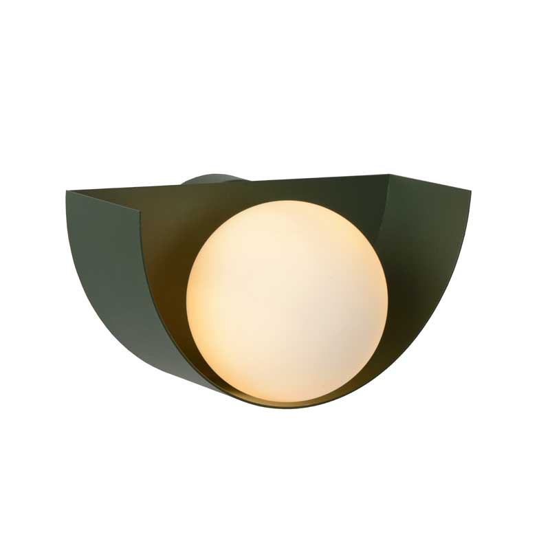 Lucide Benni Flush Wall Light - Green