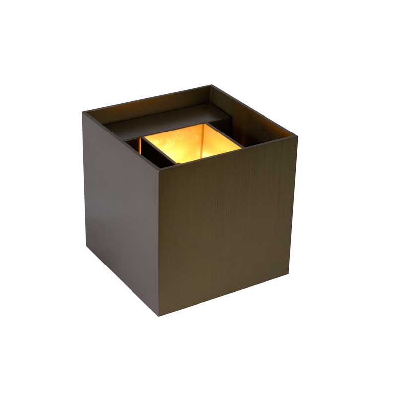 Lucide Xio LED Up & Down Wall Light - Coffee