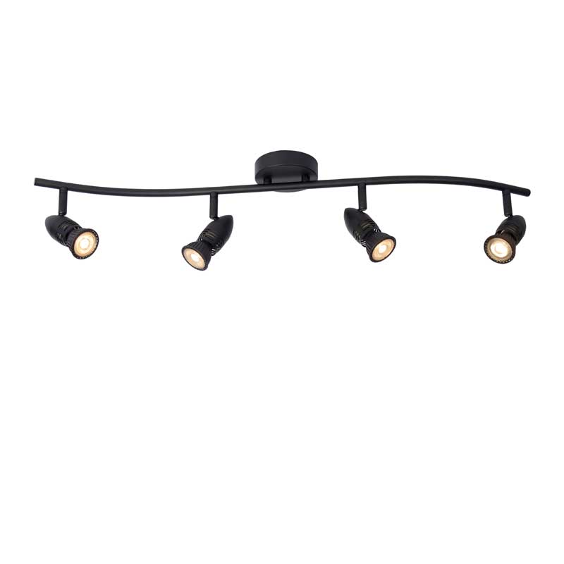 Lucide Caro 4 Light Spotlight Bar - Black