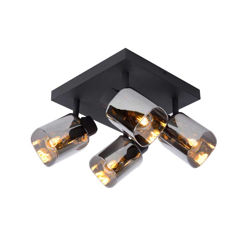 Lucide Alion 4 Light Spotlight Plate - Black