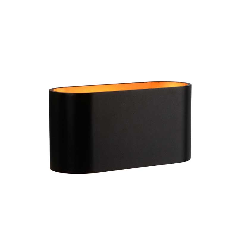 Lucide Xera Wide Up & Down Wall Light - Black