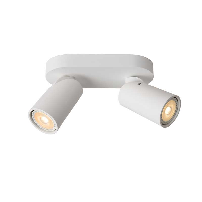 Lucide Xyrus 2 Light LED Ceiling Spotlight - White