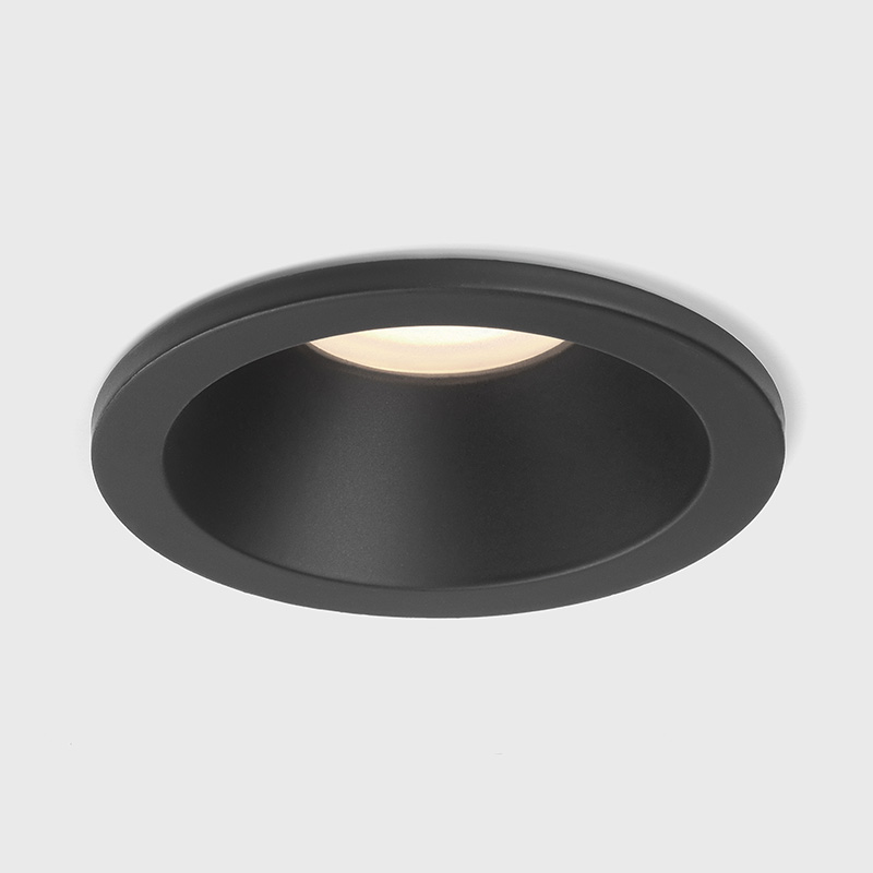 Astro Minima Deep Recessed IP65 Fixed Downlight - Matt Black