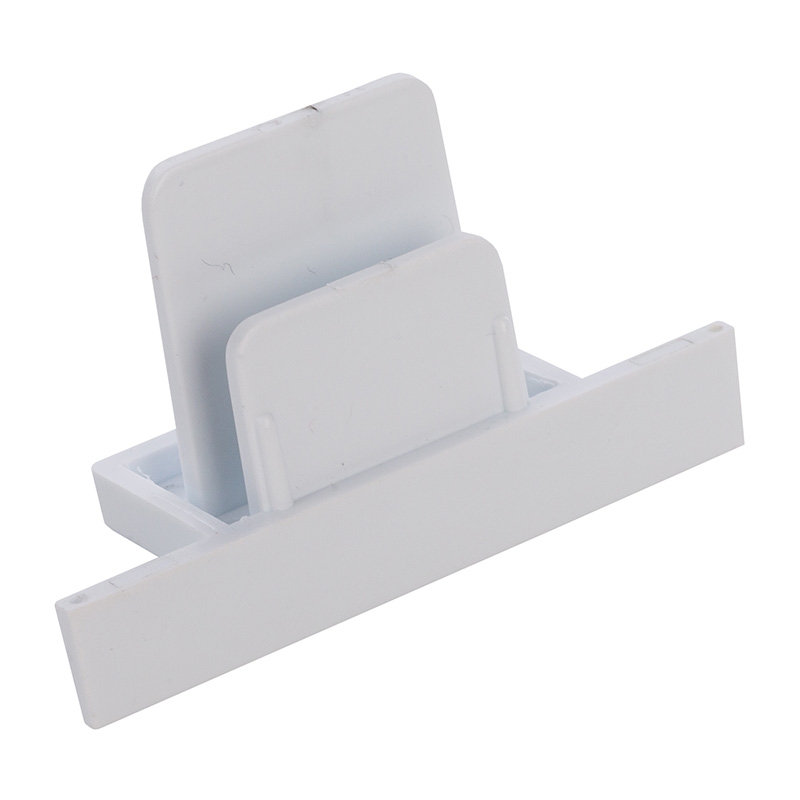 Edit Recessed 1 Circuit Track End Cap - White