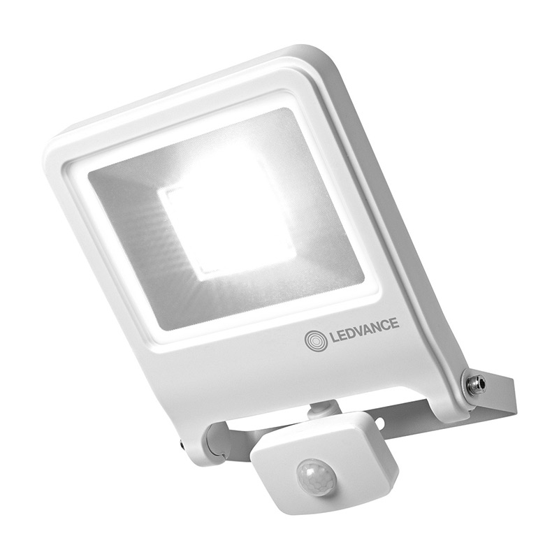 Ledvance Endura 50W Warm White LED Floodlight with PIR Sensor - White