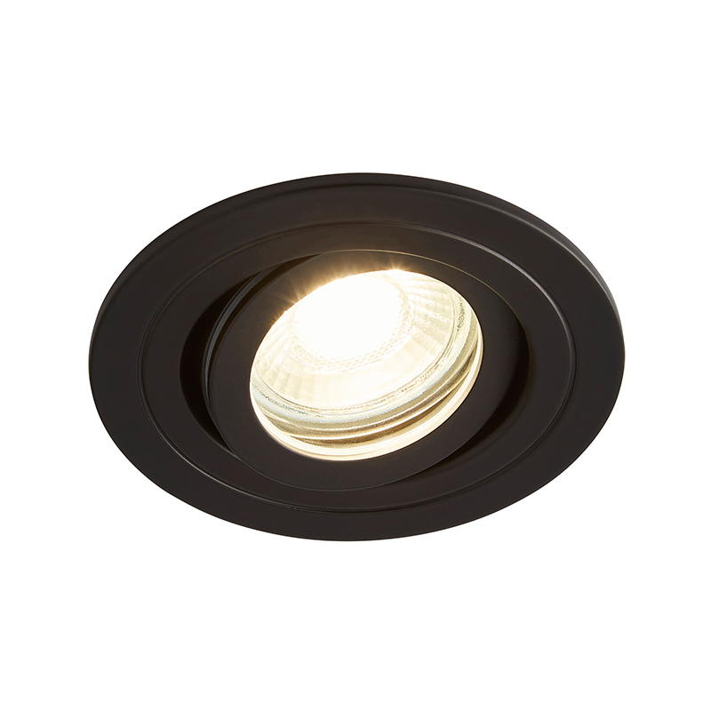 Forum Cali IP65 Tiltable Downlight - Matt Black