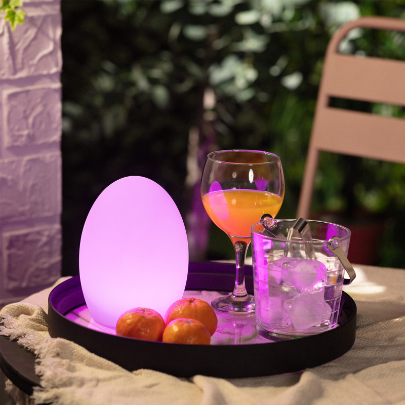 Muna Rechargeable Colour Changing LED Feature Light with Remote Control