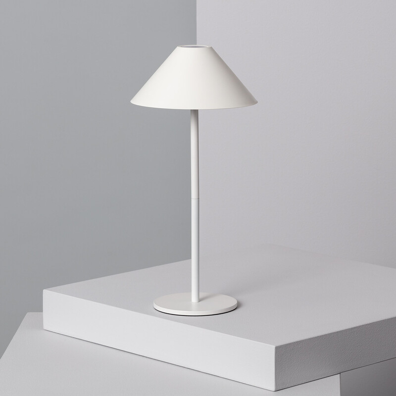 Edit Tiber USB Rechargeable LED Outdoor Table Lamp - White