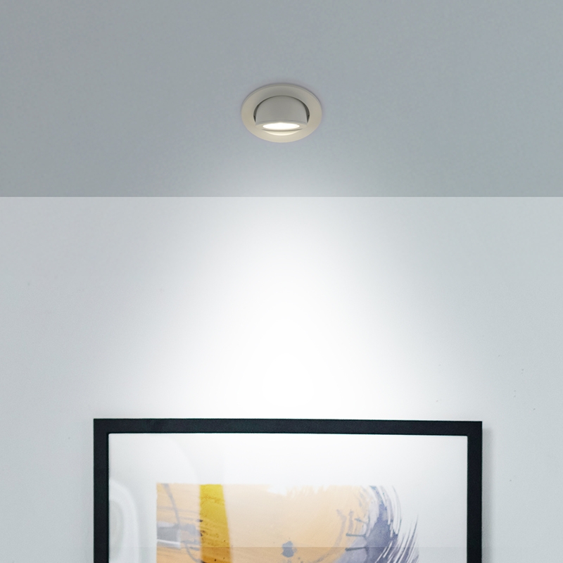 Edit Scoop Adjustable Downlight - Matt White
