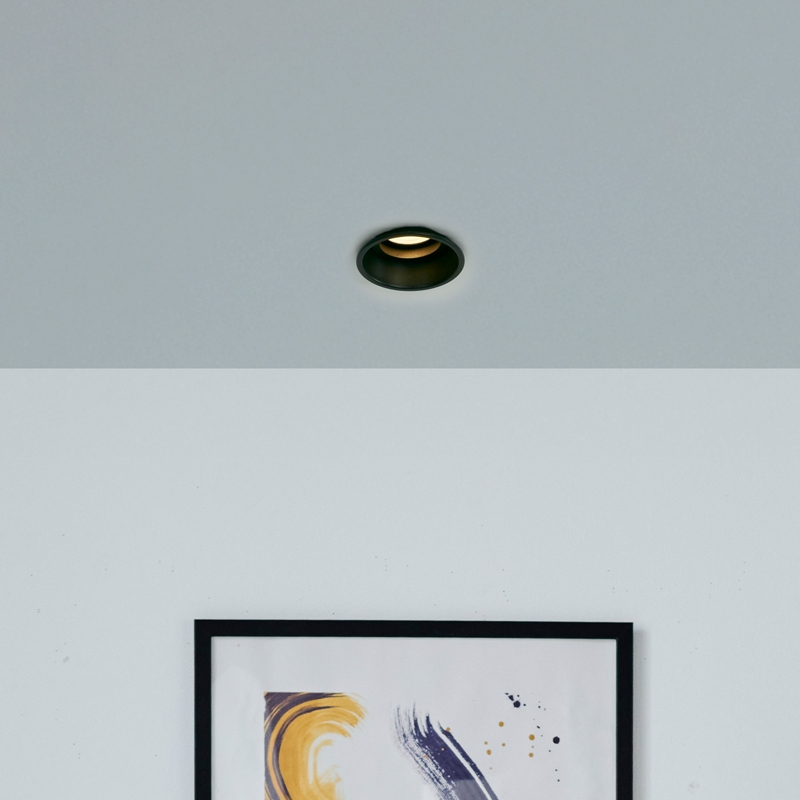 Edit Slim Trim Fire Rated Adjustable Downlight - Sand Black
