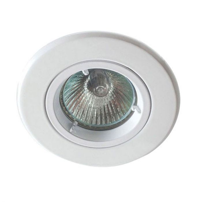 Robus Fire Rated Fixed Downlight - Matt White