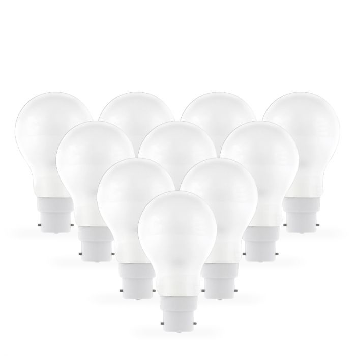 1W Warm White LED GLS Bulb - Bayonet Cap - Pack of 10