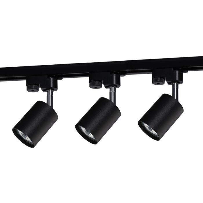 Edit Directional 1 Circuit Track Light Kit - Black - 3 Lights