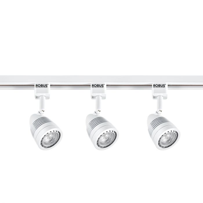 Robus Acorn LED 1 Circuit Track Light Kit - White - 3 Lights