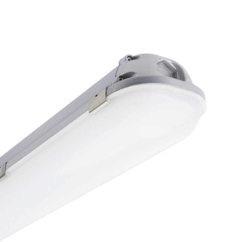 Weatherproof 40W Daylight LED Batten Light - 1200mm (4ft) - Aluminium